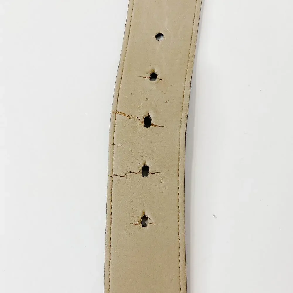MICHAEL Michael Kors Black Leather Belt Size Large - Picture 6 of 14